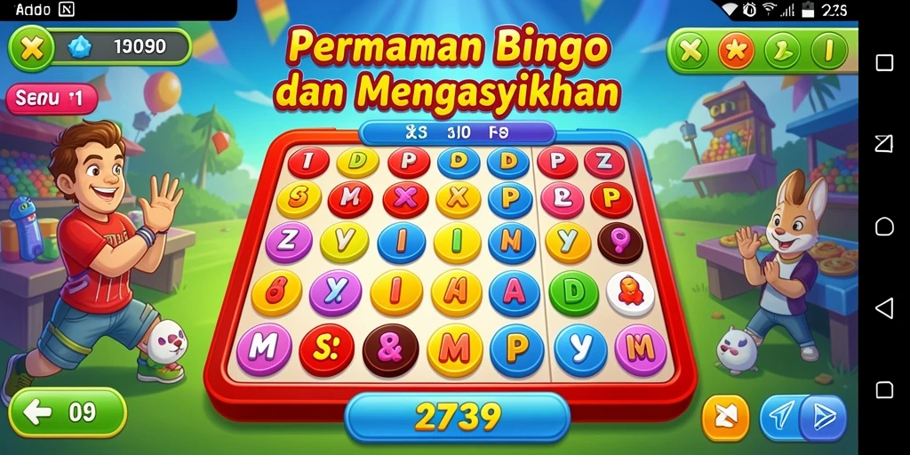 Tampilan gameplay 2739 yang menarik saat bermain Bingo.