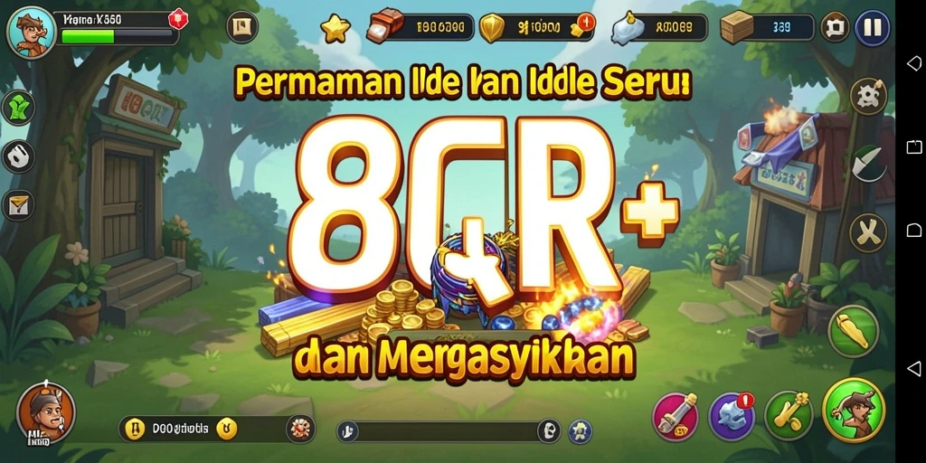 Tampilan gameplay 8QR yang menarik dalam momen santai.