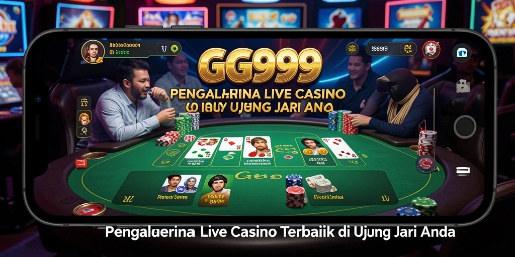 Tampilan gameplay GG999 yang mendebarkan dalam sesi Live Casino.