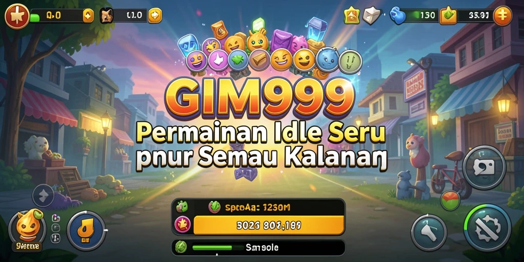 Tampilan gameplay GIM999 yang menarik dalam genre Idle.