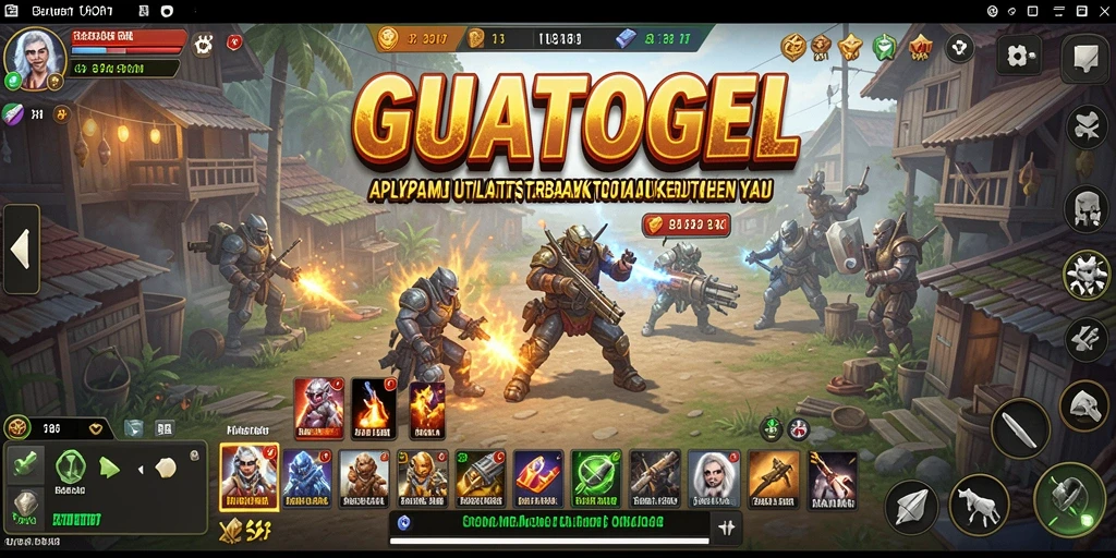 Tampilan antarmuka GUATOGEL yang sederhana dan fungsional.