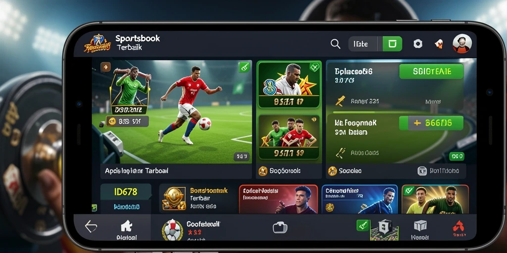 Tampilan menarik dari aplikasi Sportsbook ID678 dalam aksi.