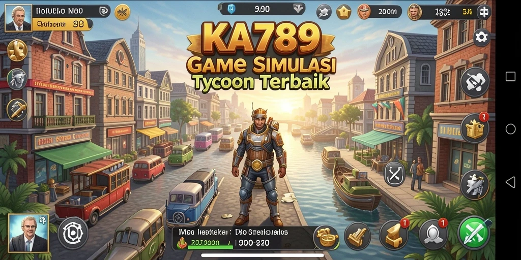 Tampilan gameplay KA789 yang menarik dengan elemen Tycoon yang seru.