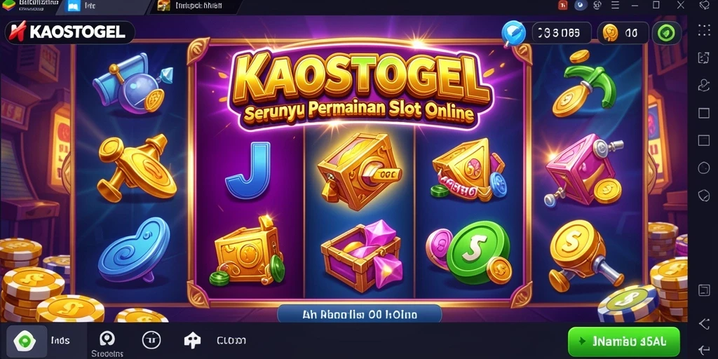Tampilan gameplay KAOSTOGEL yang menarik dan menghibur.