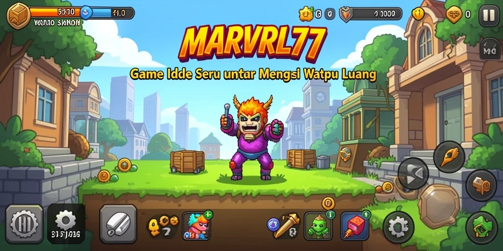 Tampilan gameplay seru dari MARVRL77 dalam mode Idle.