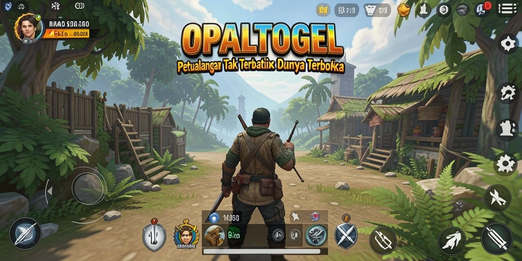 Tangkapan layar gameplay OPALTOGEL yang menunjukkan dunia terbuka yang luas.