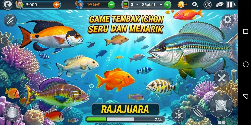 Tangkapan layar gameplay seru dalam RAJAJUARA.