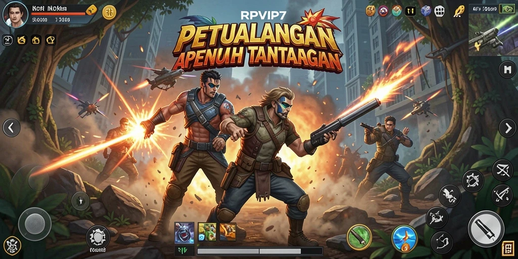Tampilan gameplay RPVIP7 yang penuh aksi dan menarik.