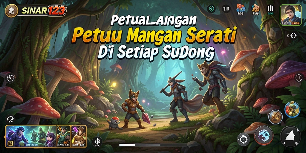 Tampilan gameplay SINAR123 dengan berbagai aksi petualangan menantang.