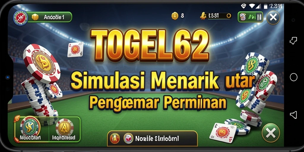 Tampilan utama dari gameplay TOGEL62 yang menarik dan interaktif.