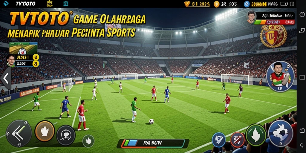 Tampilan gameplay TVTOTO yang seru dan mendebarkan.