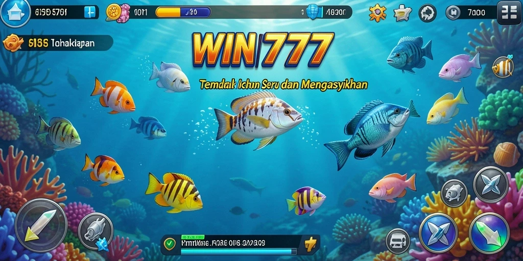 Tampilan menarik dari gameplay WIN777 yang penuh aksi Tembak Ikan.