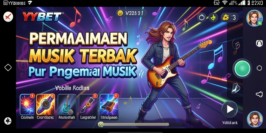 Tampilan permainan YYBET yang menarik dengan berbagai pilihan lagu.